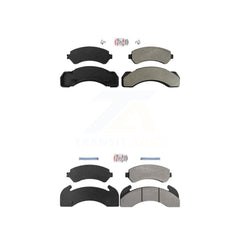 AmeriBRAKES KNF-101973 Disc Brake Pad for 1983-1997 International 1652UPS, International 1452SC and More - Front and Rear