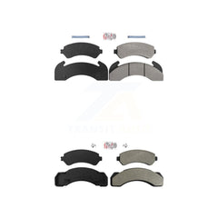 AmeriBRAKES KNF-101974 Disc Brake Pad for 1983-1997 International 1652UPS, International 1452SC and More - Front and Rear