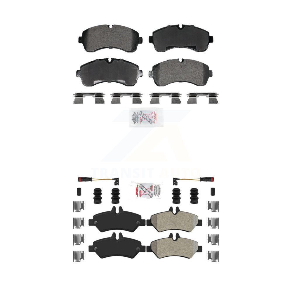 AmeriBRAKES KNF-101976 Disc Brake Pad for 2007-2018 Freightliner Sprinter 3500, Mercedes-Benz Sprinter 3500, Dodge Sprinter 3500 - Front and Rear