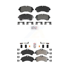 AmeriBRAKES KNF-101977 Disc Brake Pad for 2007-2018 Mercedes-Benz Sprinter 3500XD, Mercedes-Benz Sprinter 3500 and More - Front and Rear