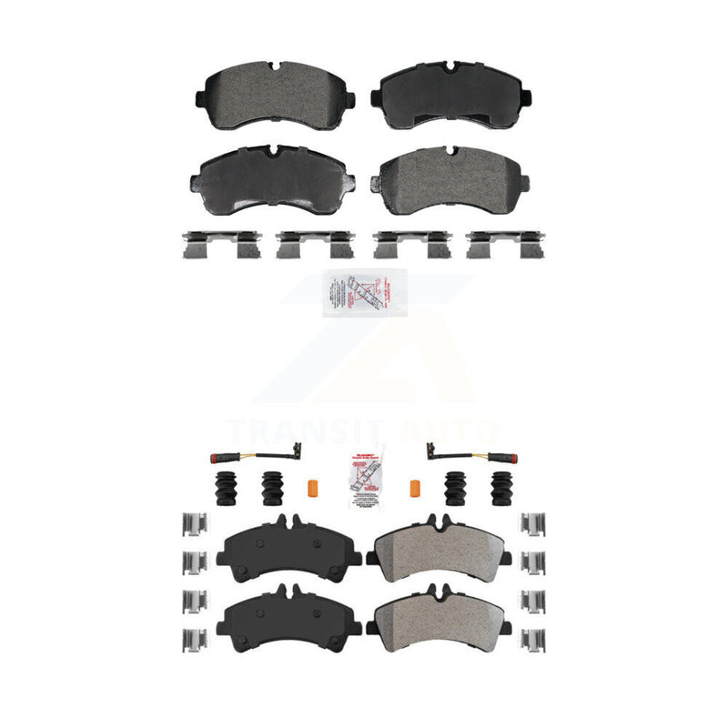 AmeriBRAKES KNF-101977 Disc Brake Pad for 2007-2018 Mercedes-Benz Sprinter 3500XD, Mercedes-Benz Sprinter 3500 and More - Front and Rear