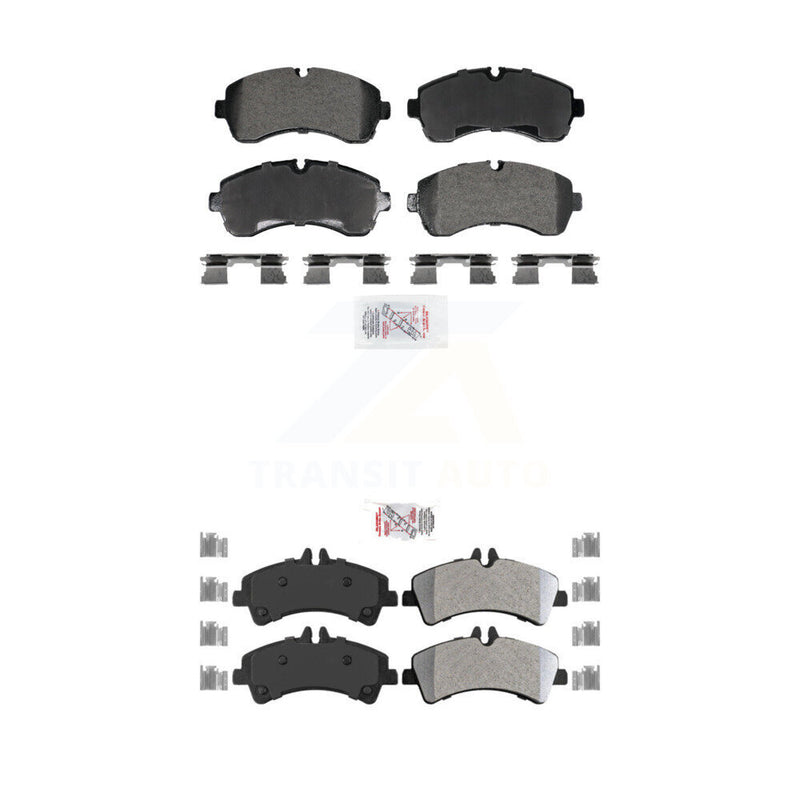 AmeriBRAKES KNF-101978 Disc Brake Pad for 2007-2018 Mercedes-Benz Sprinter 3500XD, Mercedes-Benz Sprinter 3500 and More - Front and Rear