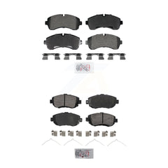 AmeriBRAKES KNF-101979 Disc Brake Pad for 2019-2024 Mercedes-Benz Sprinter 3500, Mercedes-Benz Sprinter 3500XD and More - Front and Rear