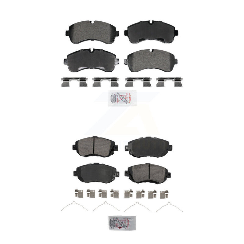 AmeriBRAKES KNF-101979 Disc Brake Pad for 2019-2024 Mercedes-Benz Sprinter 3500, Mercedes-Benz Sprinter 3500XD and More - Front and Rear