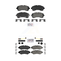 AmeriBRAKES KNF-101980 Disc Brake Pad for 2019-2024 Mercedes-Benz Sprinter 3500, Mercedes-Benz Sprinter 3500XD and More - Front and Rear