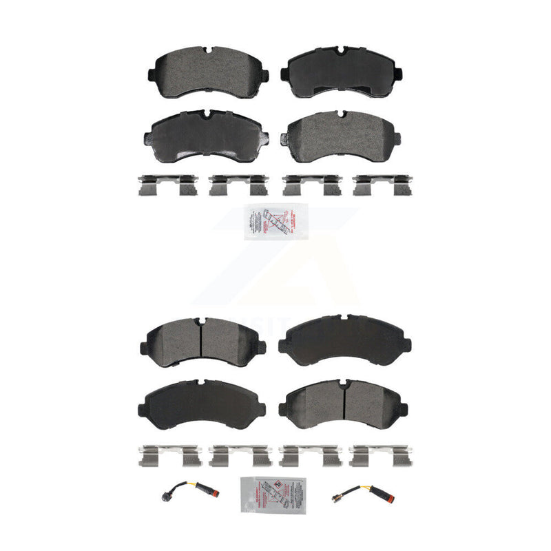 AmeriBRAKES KNF-101981 Disc Brake Pad for 2019-2023 Mercedes-Benz Sprinter 3500, Mercedes-Benz Sprinter 3500XD and More - Front and Rear