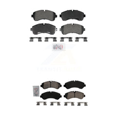 AmeriBRAKES KNF-101982 Disc Brake Pad for 2019-2023 Mercedes-Benz Sprinter 3500, Mercedes-Benz Sprinter 3500XD and More - Front and Rear