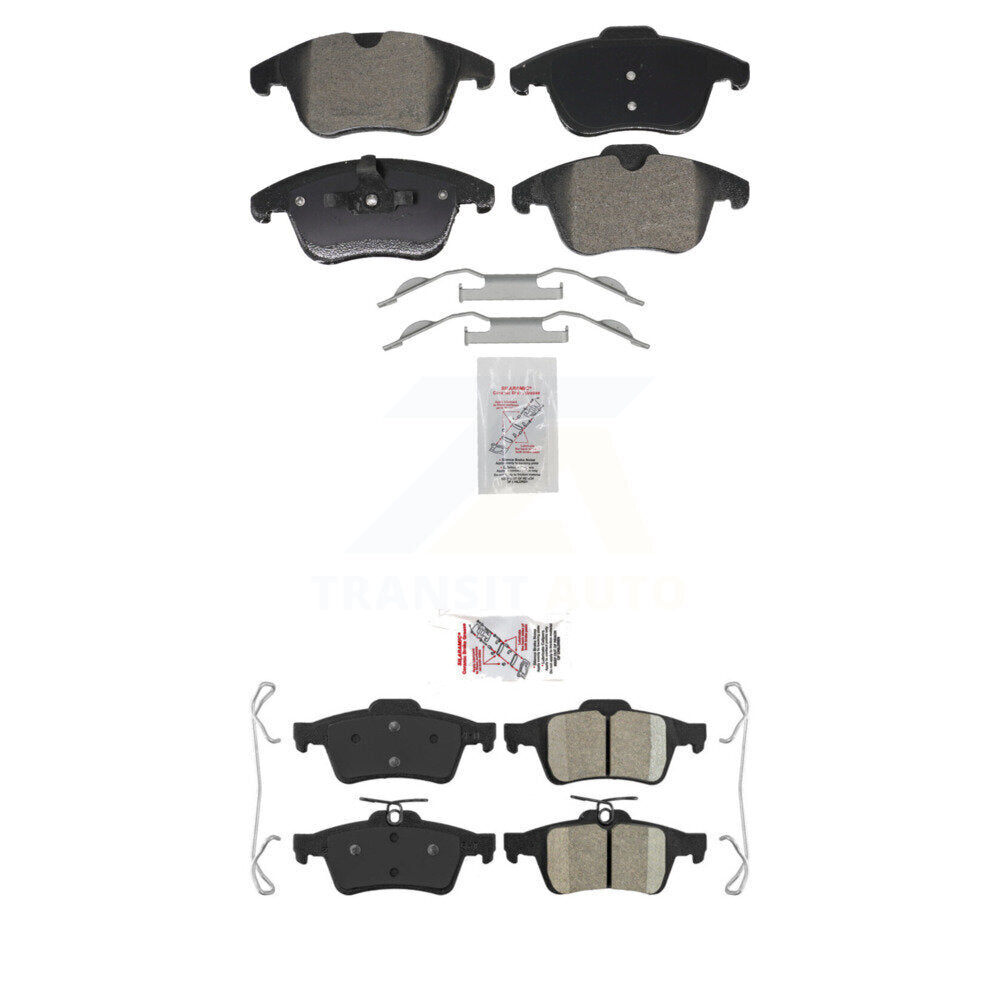 AmeriBRAKES KNF-101985 Disc Brake Pad for 2012 Volvo S40 - Front and Rear
