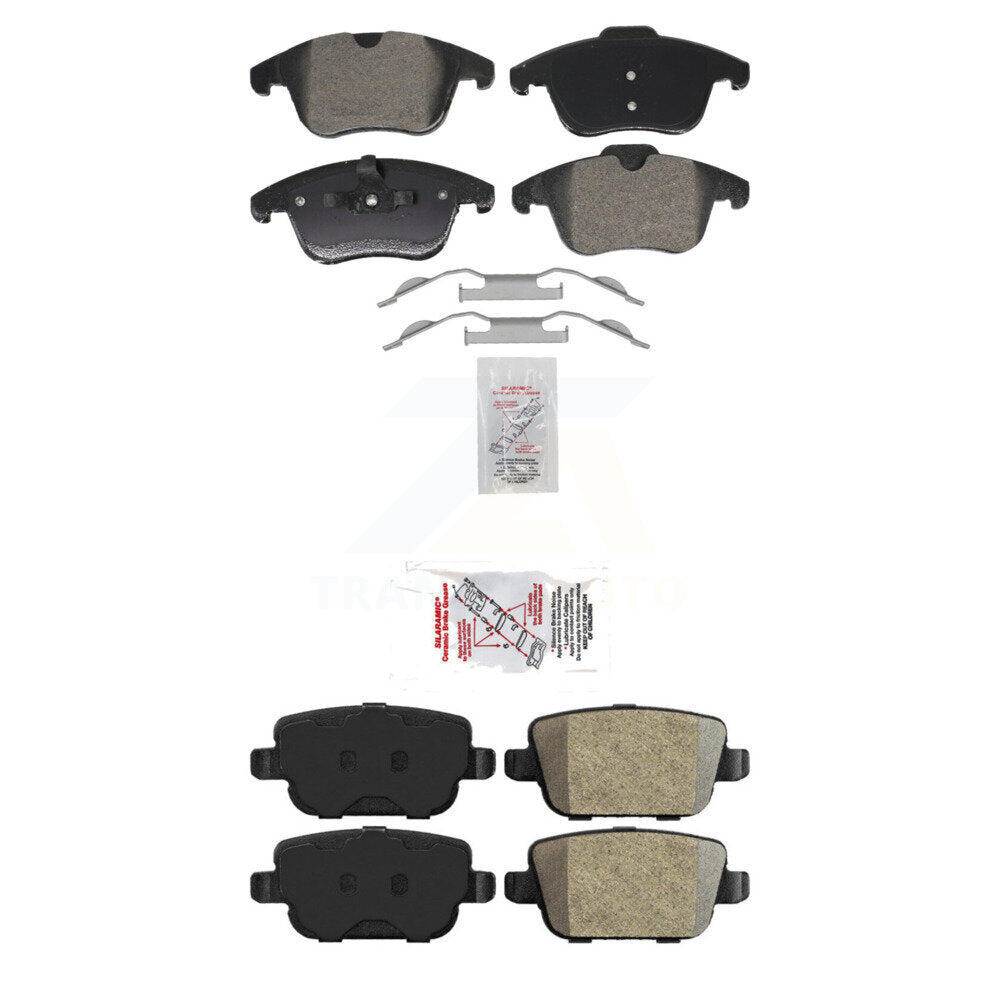 AmeriBRAKES KNF-101987 Disc Brake Pad for 2007-2011 Land Rover LR2, Volvo S80 - Front and Rear