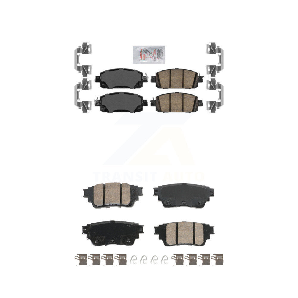 AmeriBRAKES KNF-101997 Disc Brake Pad for 2021-2023 Nissan Kicks - Front and Rear