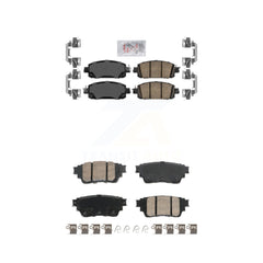 AmeriBRAKES KNF-101997 Disc Brake Pad for 2021-2023 Nissan Kicks - Front and Rear