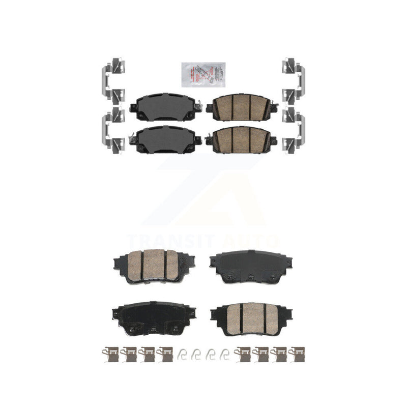 AmeriBRAKES KNF-101997 Disc Brake Pad for 2021-2023 Nissan Kicks - Front and Rear