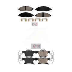 AmeriBRAKES KNF-101999 Disc Brake Pad for 2020-2023 Chrysler Pacifica - Front and Rear