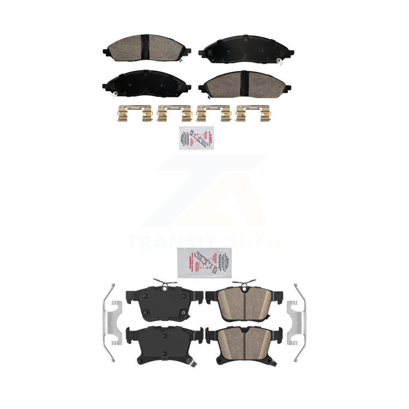 AmeriBRAKES KNF-101999 Disc Brake Pad for 2020-2023 Chrysler Pacifica - Front and Rear