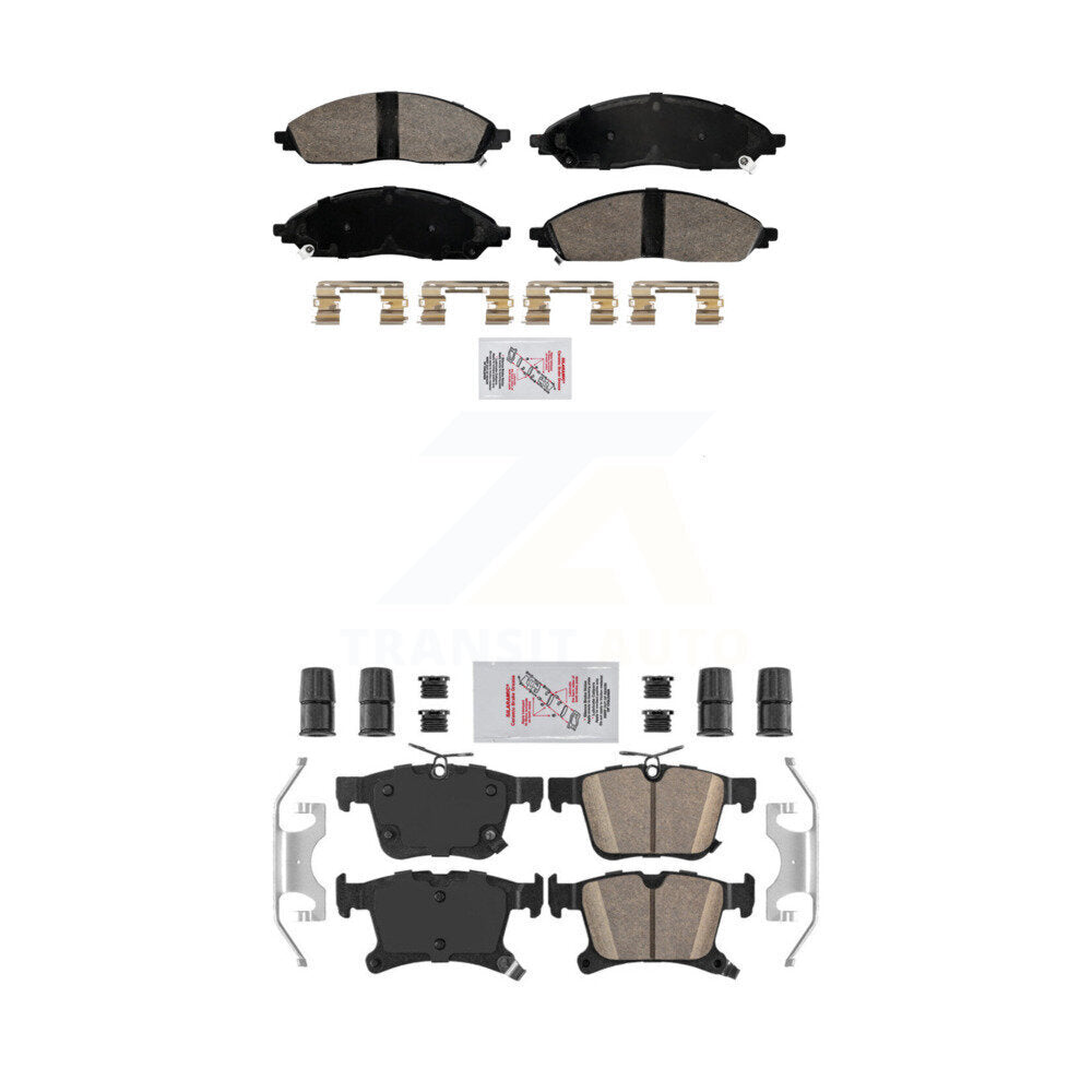 AmeriBRAKES KNF-102000 Disc Brake Pad for 2020-2023 Chrysler Pacifica - Front and Rear