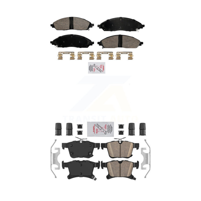 AmeriBRAKES KNF-102000 Disc Brake Pad for 2020-2023 Chrysler Pacifica - Front and Rear