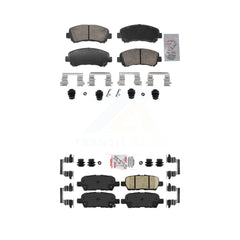AmeriBRAKES KNF-102002 Disc Brake Pad for 2007-2022 Nissan Maxima, Nissan Juke and More - Front and Rear