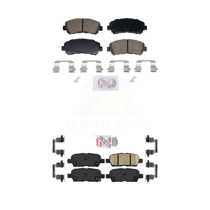 AmeriBRAKES KNF-102003 Disc Brake Pad for 2007-2022 Nissan Maxima, Nissan Juke and More - Front and Rear