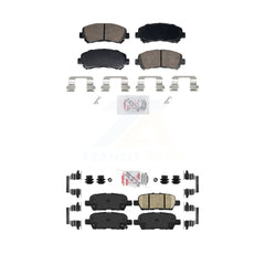 AmeriBRAKES KNF-102004 Disc Brake Pad for 2007-2022 Nissan Maxima, Nissan Juke and More - Front and Rear