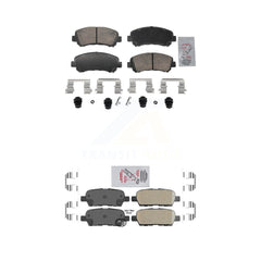 AmeriBRAKES KNF-102005 Disc Brake Pad for 2007-2022 Nissan Maxima, Nissan Juke and More - Front and Rear