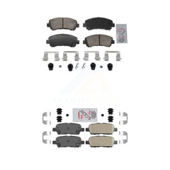 AmeriBRAKES KNF-102006 Disc Brake Pad for 2007-2022 Nissan Maxima, Nissan Juke and More - Front and Rear