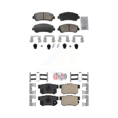 AmeriBRAKES KNF-102014 Disc Brake Pad for 2010-2013 Suzuki Kizashi - Front and Rear