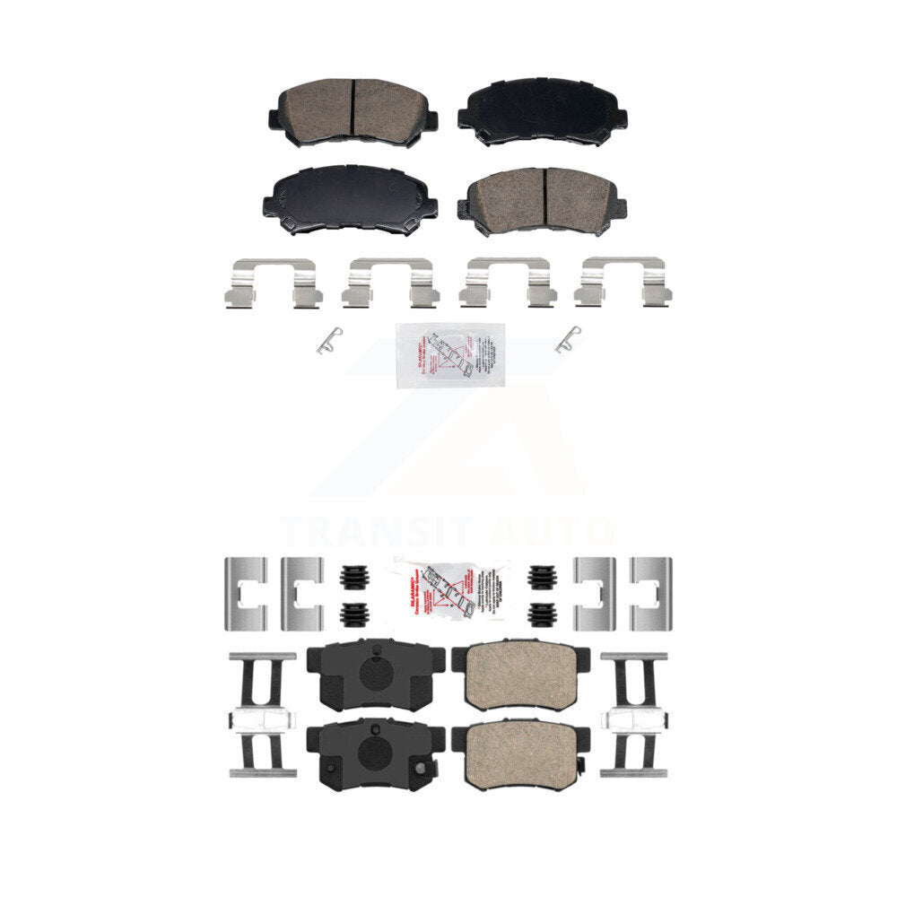 AmeriBRAKES KNF-102015 Disc Brake Pad for 2010-2013 Suzuki Kizashi - Front and Rear