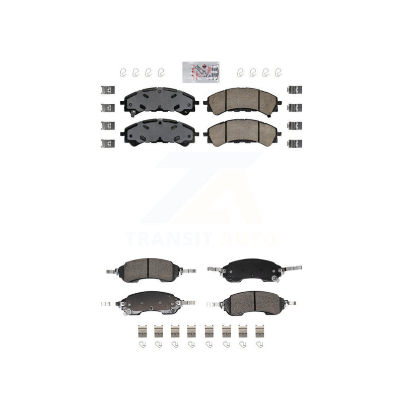 AmeriBRAKES KNF-102017 Disc Brake Pad for 2021-2023 Ford Bronco - Front and Rear