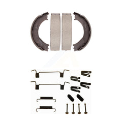Top Quality KNH-100067 Parking Brake Shoe for 1999-2010 GMC Sierra 3500 HD, Chevrolet Silverado 2500 HD and More - Rear