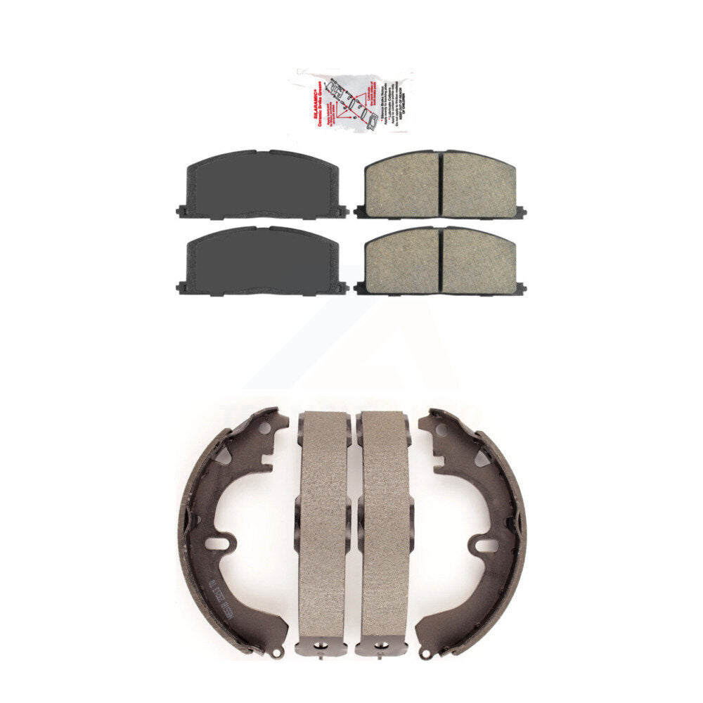 Transit Auto KNN-100003 Disc Brake Pad for 1983-1992 Toyota Celica, Toyota Corolla and More - Front and Rear