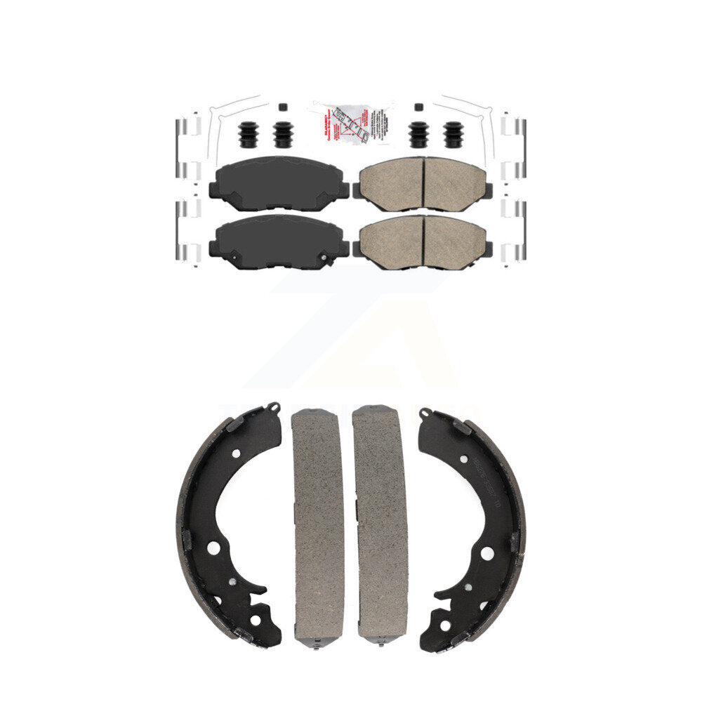 Transit Auto KNN-100006 Disc Brake Pad for 2003-2014 Honda Fit, Honda Accord - Front and Rear