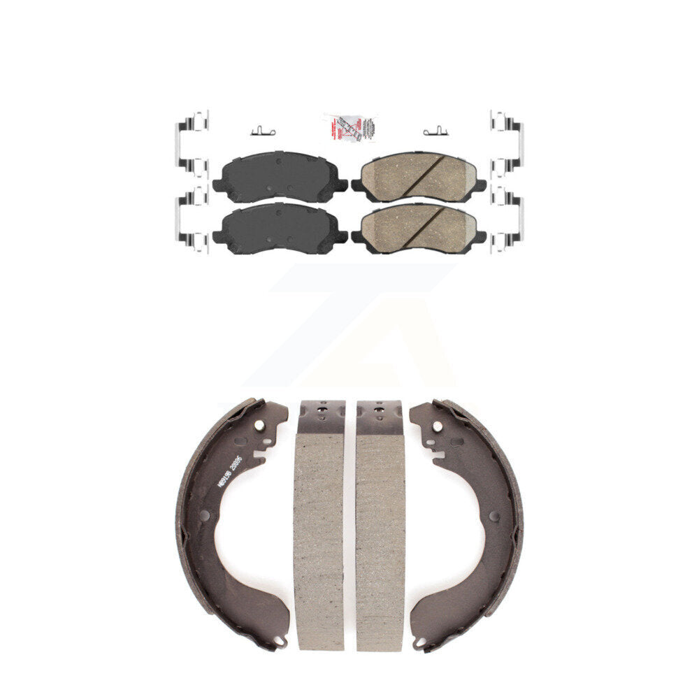Transit Auto KNN-100011 Disc Brake Pad for 2007-2017 Jeep Compass, Dodge Caliber and More - Front and Rear