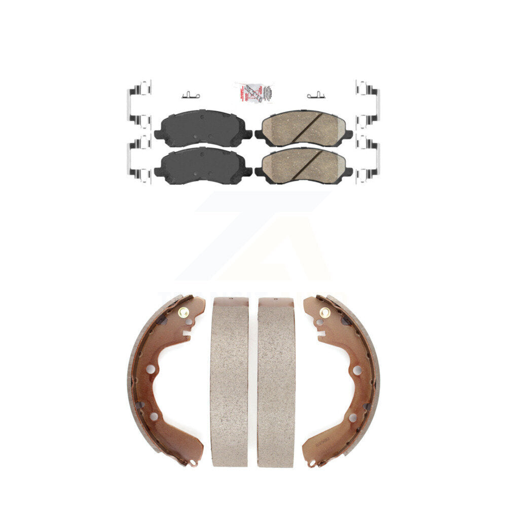 Transit Auto KNN-100014 Disc Brake Pad for 2001-2005 Mitsubishi Eclipse, Mitsubishi Galant and More - Front and Rear