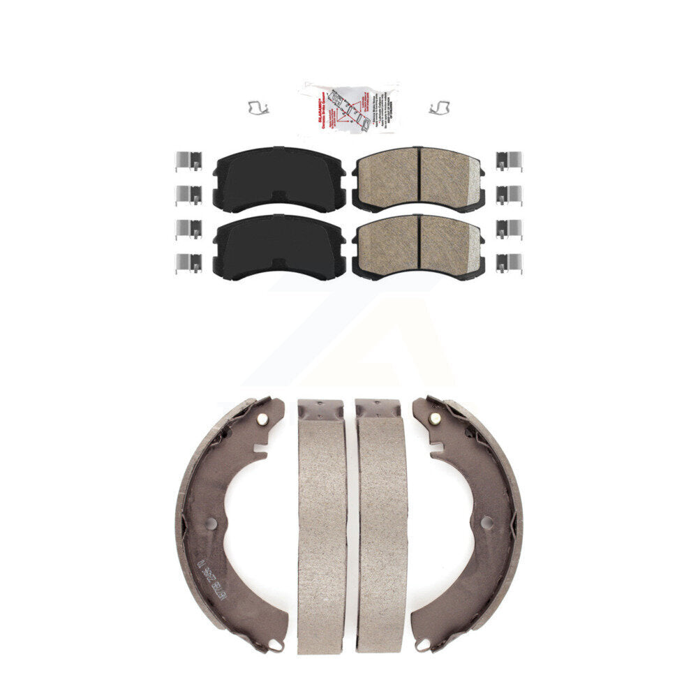 Transit Auto KNN-100017 Disc Brake Pad for 2002-2007 Mitsubishi Lancer - Front and Rear