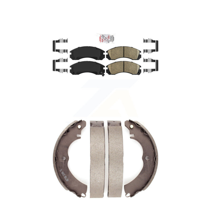 Transit Auto KNN-100023 Disc Brake Pad for 2009-2011 Mitsubishi Lancer - Front and Rear
