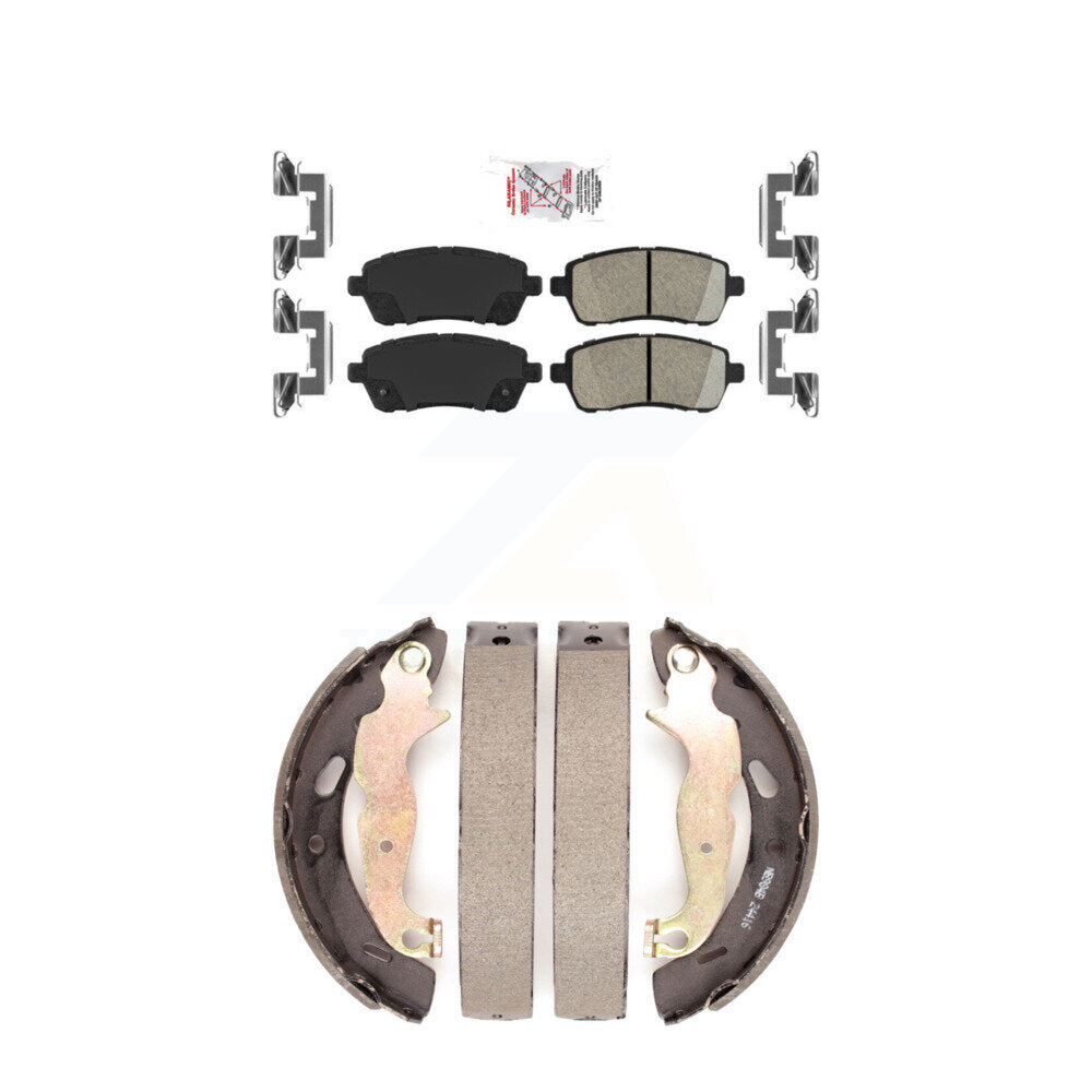 Transit Auto KNN-100024 Disc Brake Pad for 2011-2019 Ford Fiesta - Front and Rear