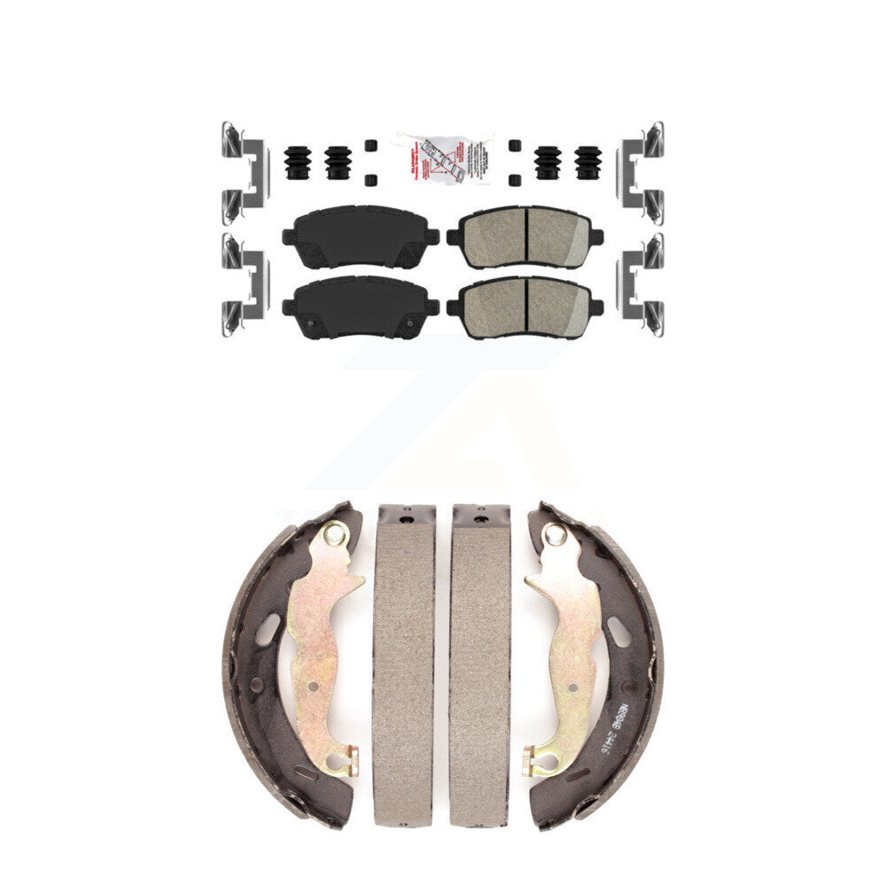 Transit Auto KNN-100025 Disc Brake Pad for 2011-2019 Ford Fiesta - Front and Rear