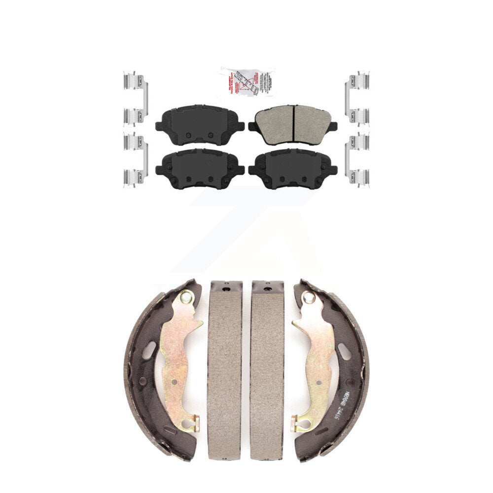 Transit Auto KNN-100026 Disc Brake Pad for 2014-2019 Ford Fiesta - Front and Rear