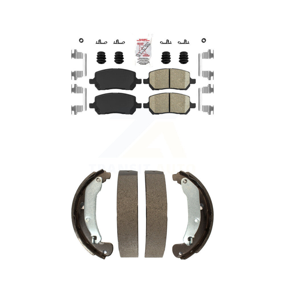 Transit Auto KNN-100030 Disc Brake Pad for 2003-2008 Chevrolet Cobalt, Pontiac G5 and More - Front and Rear