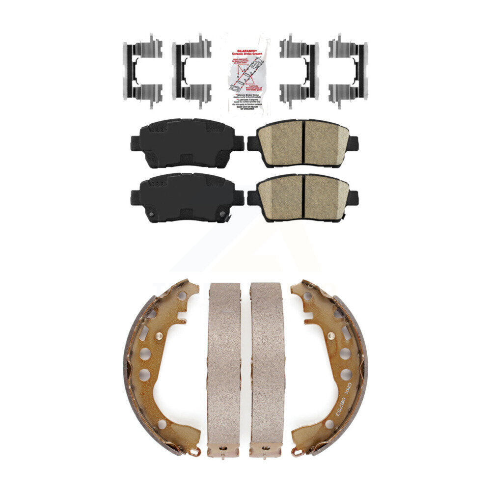 Transit Auto KNN-100041 Disc Brake Pad for 2000-2008 Scion xA, Scion xB and More - Front and Rear