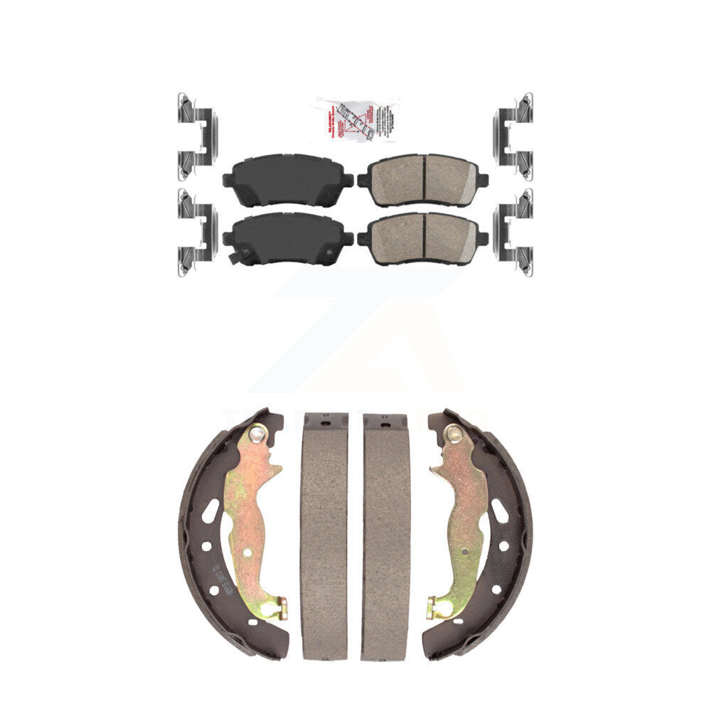 Transit Auto KNN-100057 Disc Brake Pad for 2011-2014 Mazda 2 - Front and Rear