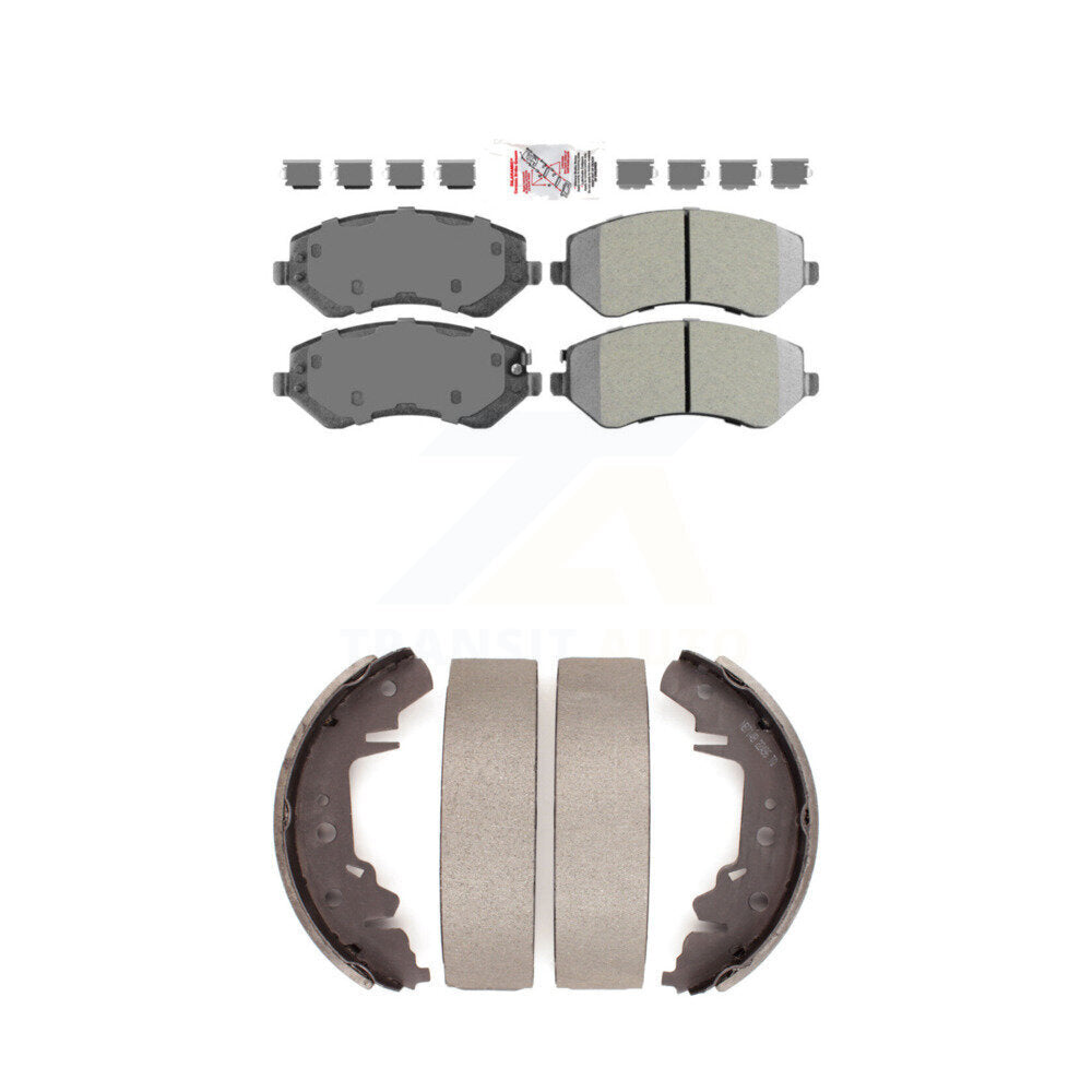 Transit Auto KNN-100059 Disc Brake Pad for 2001-2007 Dodge Caravan, Chrysler Town & Country and More - Front and Rear