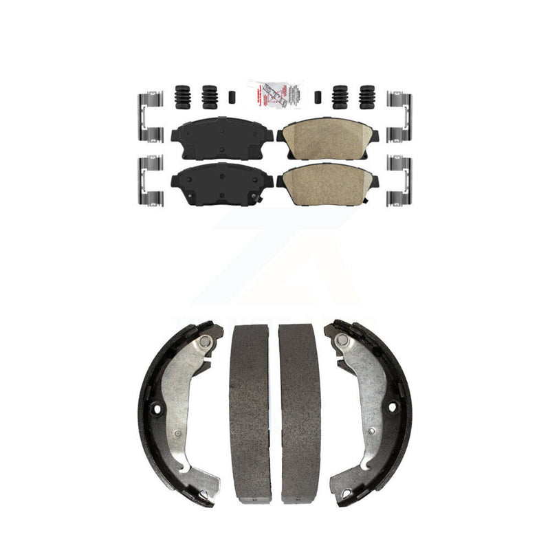 Transit Auto KNN-100063 Disc Brake Pad for 2014-2015 Chevrolet Cruze - Front and Rear