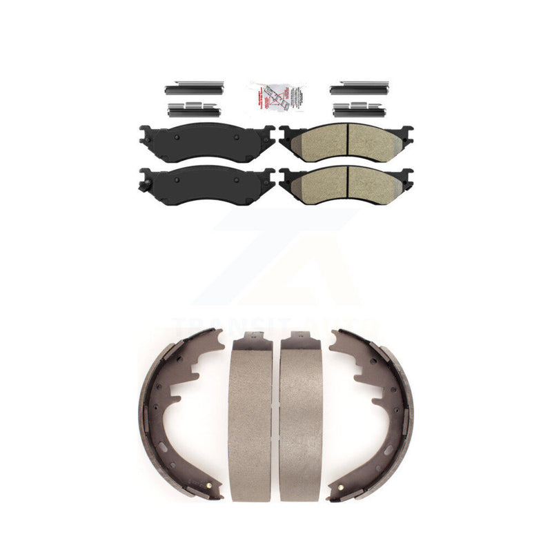 Transit Auto KNN-100076 Disc Brake Pad for 1998-2002 Dodge Ram 1500, Dodge Ram 1500 Van and More - Front and Rear