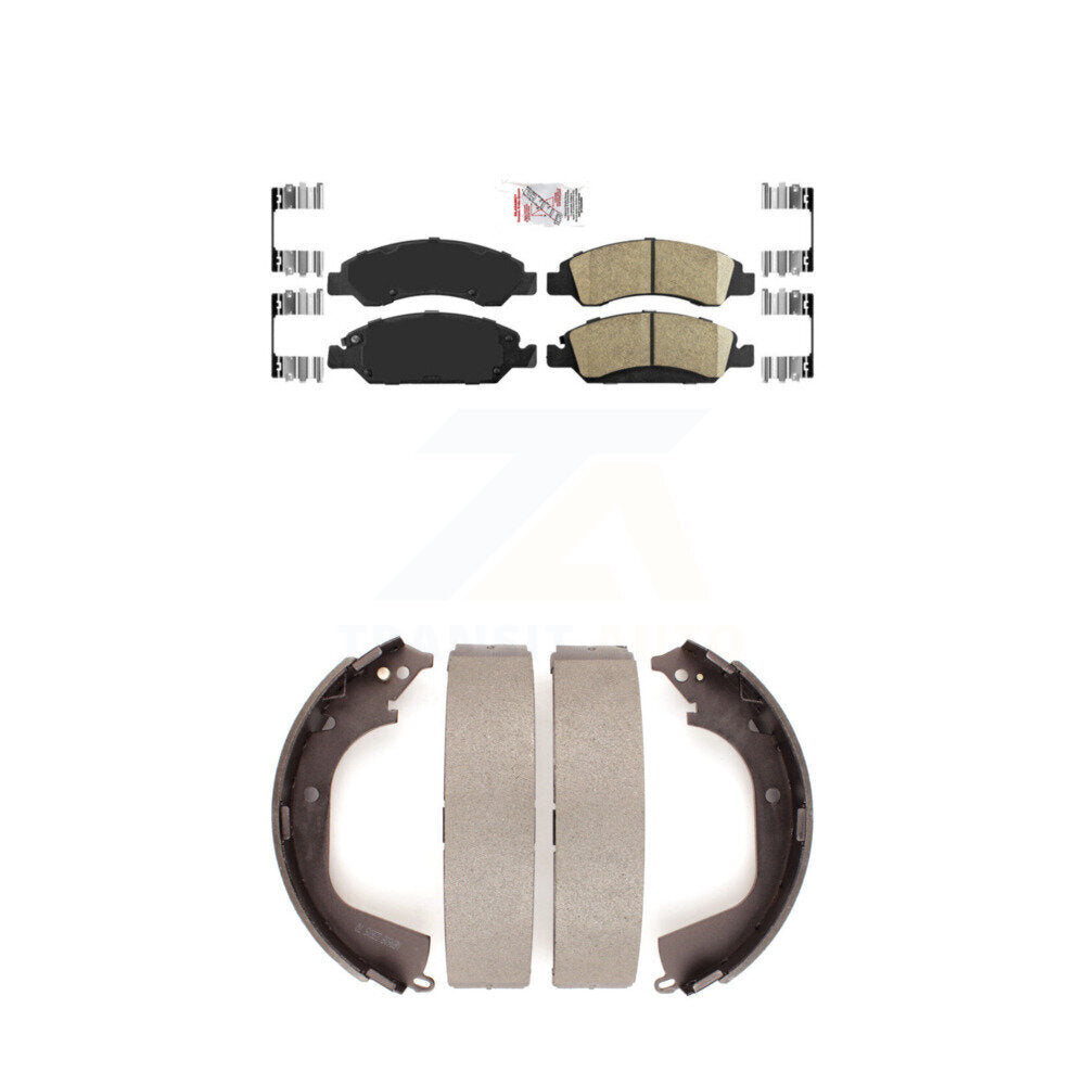 Transit Auto KNN-100079 Disc Brake Pad for 2008-2013 Chevrolet Silverado 1500, GMC Sierra 1500 - Front and Rear