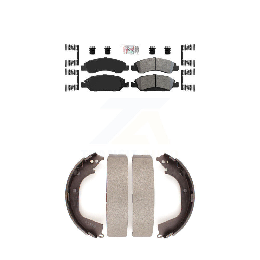 Transit Auto KNN-100080 Disc Brake Pad for 2008-2013 Chevrolet Silverado 1500, GMC Sierra 1500 - Front and Rear