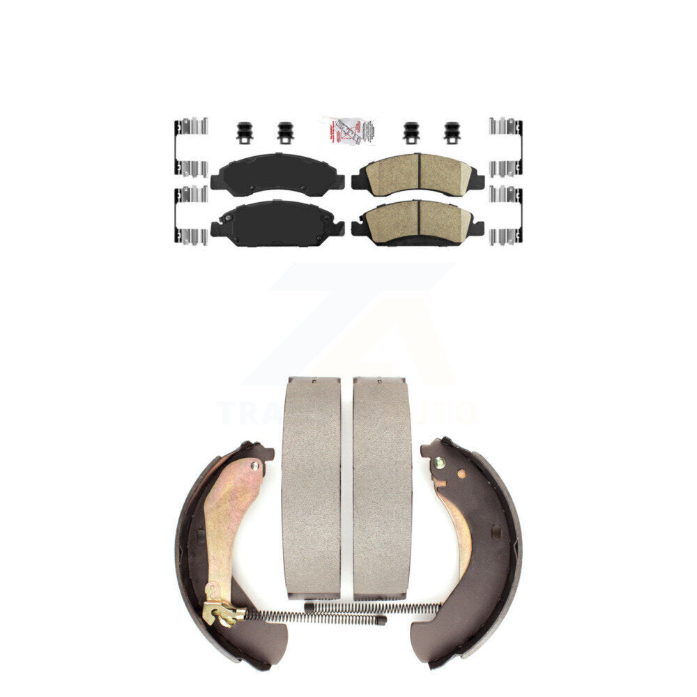 Transit Auto KNN-100081 Disc Brake Pad for 2005-2009 Chevrolet Silverado 1500, GMC Sierra 1500 and More - Front and Rear