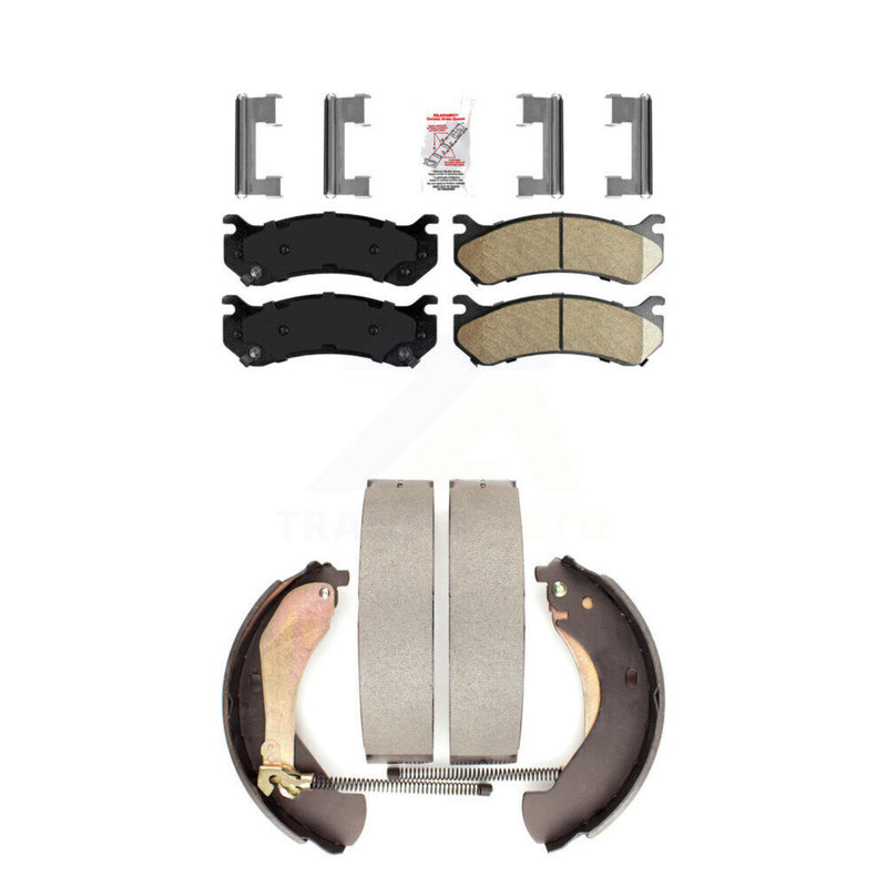 Transit Auto KNN-100082 Disc Brake Pad for 2005-2007 Chevrolet Silverado 1500 Classic, GMC Sierra 1500 Classic and More - Front and Rear
