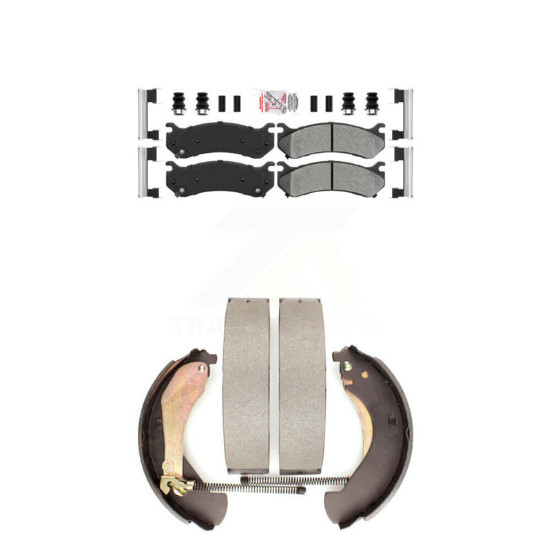 Transit Auto KNN-100083 Disc Brake Pad for 2005-2007 Chevrolet Silverado 1500 Classic, GMC Sierra 1500 Classic and More - Front and Rear