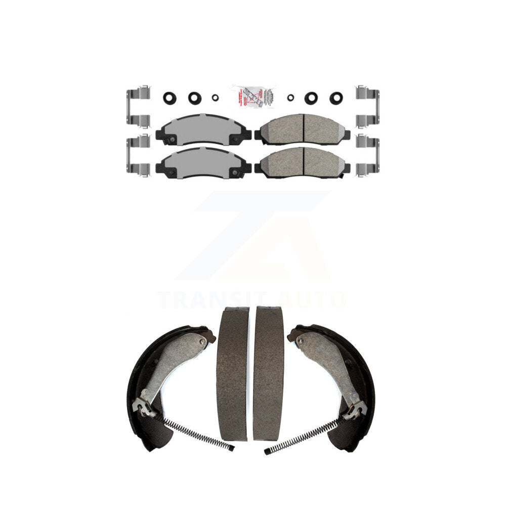 Transit Auto KNN-100105 Disc Brake Pad for 2004-2008 Isuzu i-290, Isuzu i-370 and More - Front and Rear